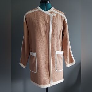 NWT CHLOE wool blend knit tunic,cardigan sweater size 12 A